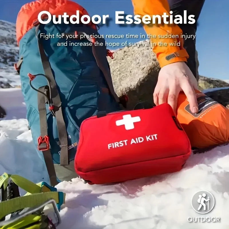 210pcs First Aid Kit – All-Purpose Emergency Medical Bag